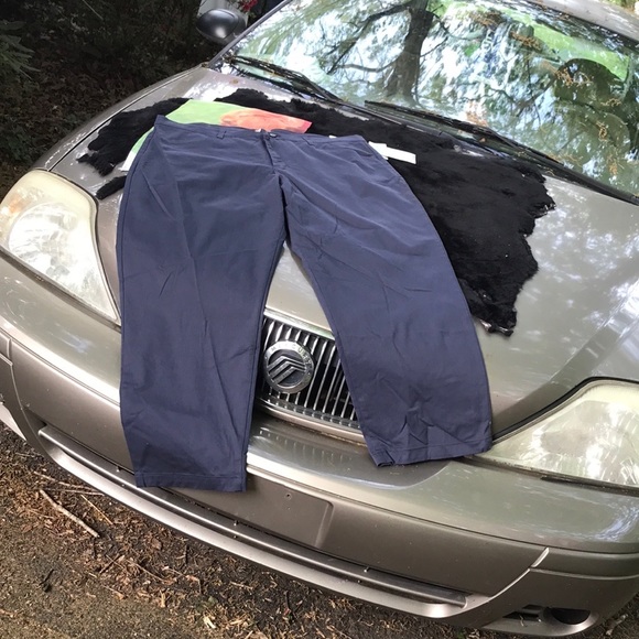 Lee Pants & Jumpsuits Nwt Lee At The Waist Plain Flat Front Relaxed